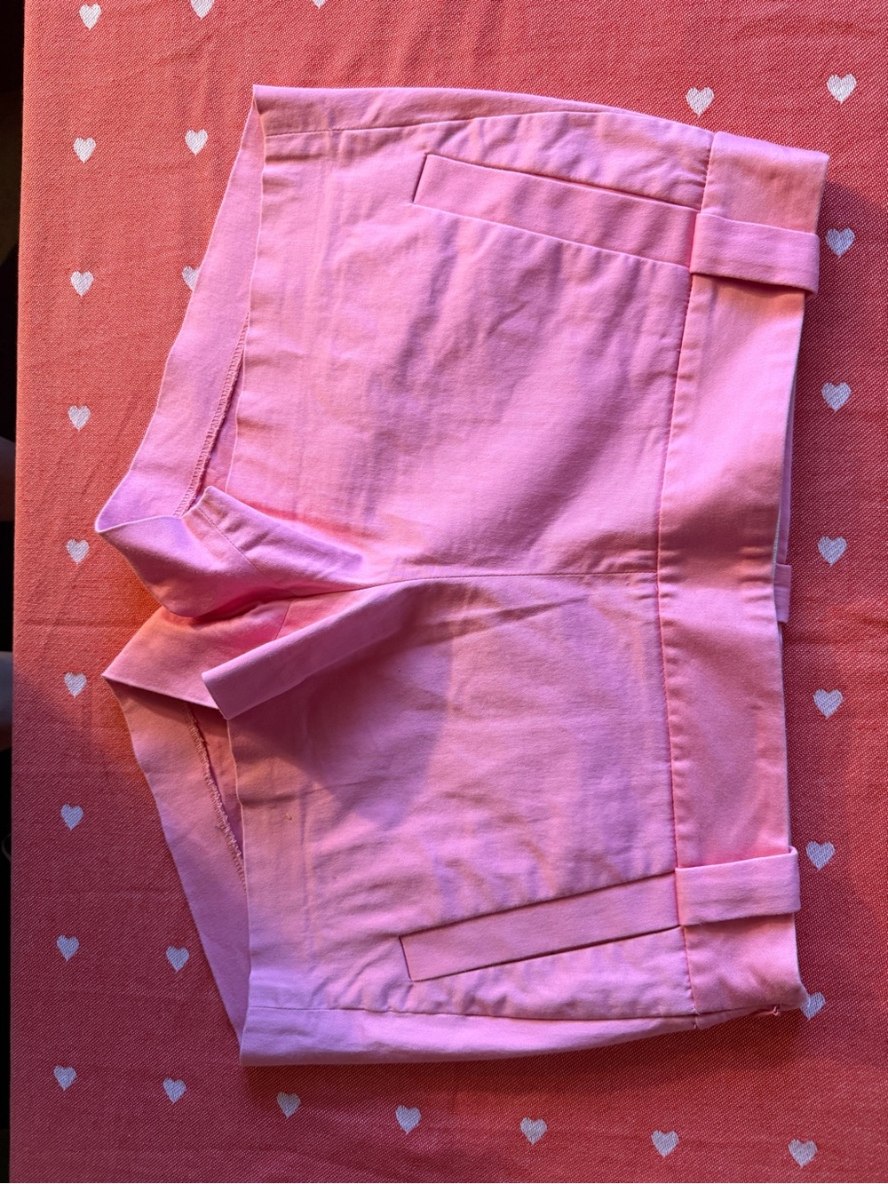 J. Crew Pink High-Rise Tailored Shorts